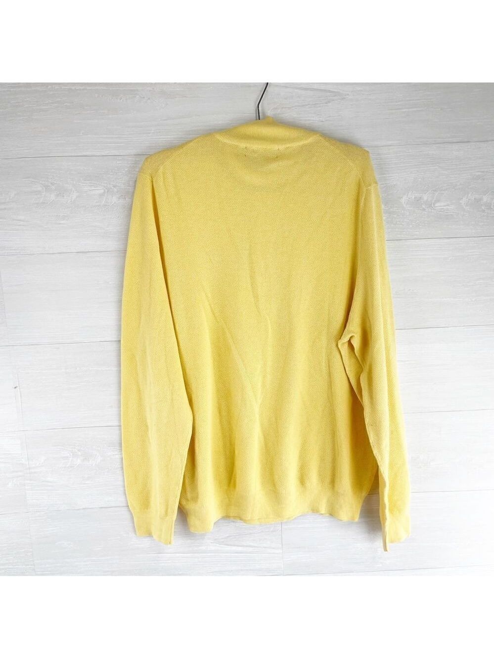 Brooks Brothers Silk Cashmere Blend 1/4 Zip Pullover Knit Shirt - Picture 3 of 4